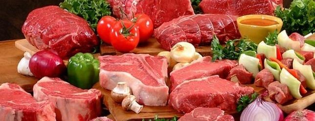 Fleisch ist ein aphrodisierendes Produkt, das die Potenz perfekt erhöht. 